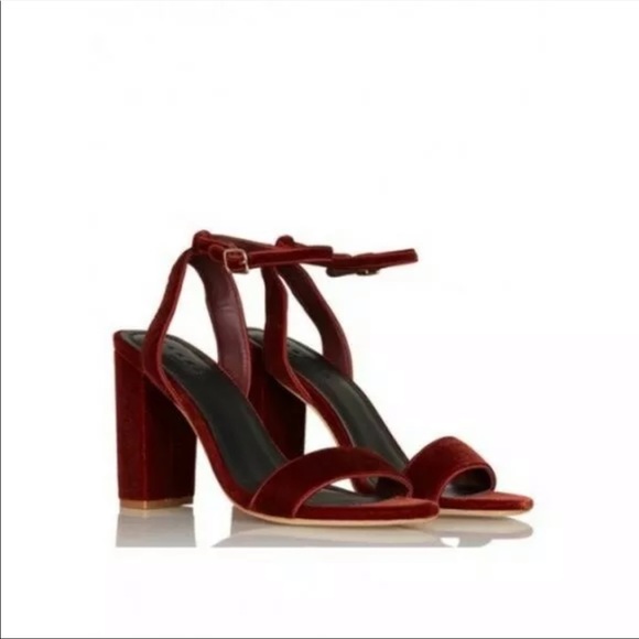 Sandro Shoes - New Sandro Paris 40/US 9 Velvet Heel Sandals Shoe